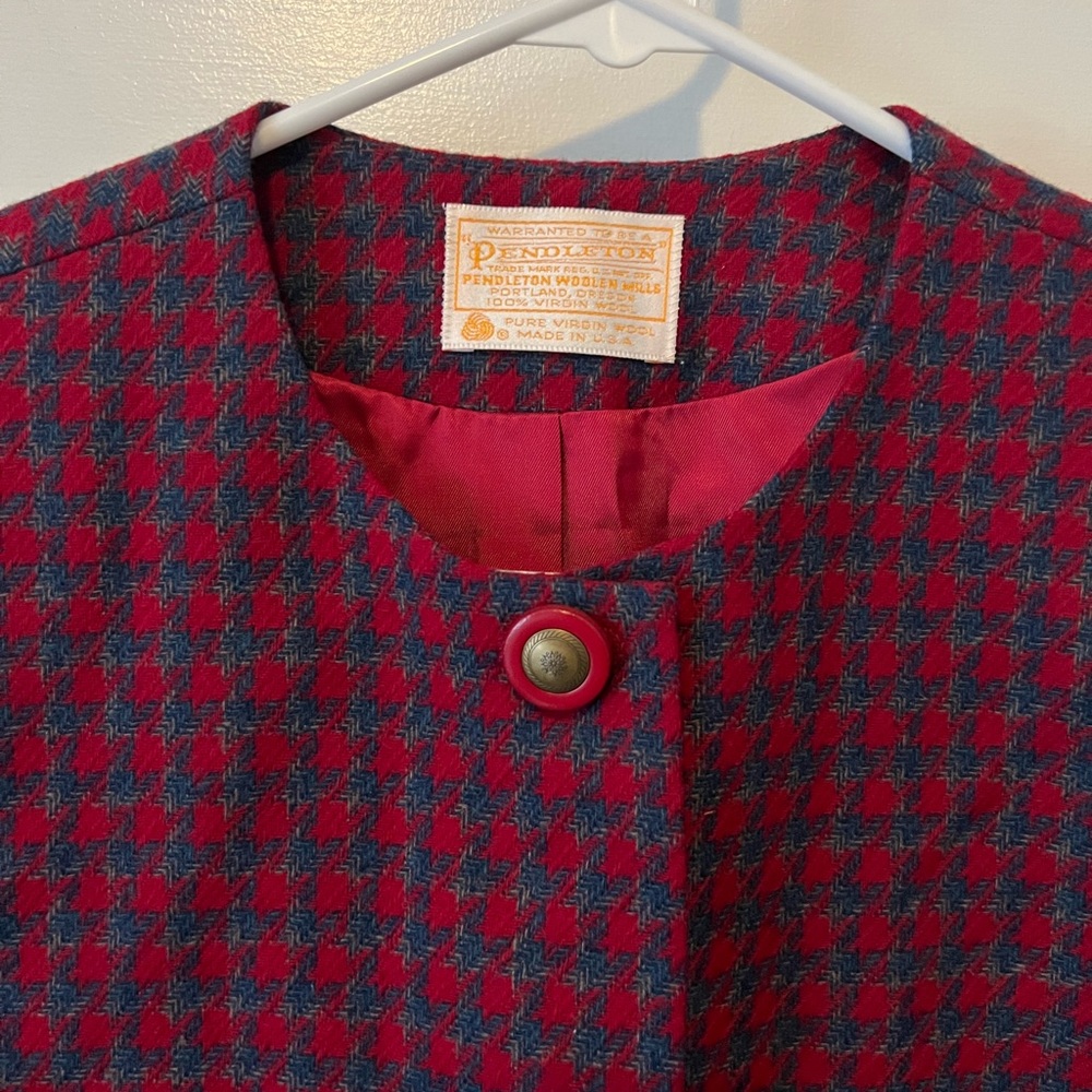 Vintage Pendleton Wool Herringbone Jacket - image 1